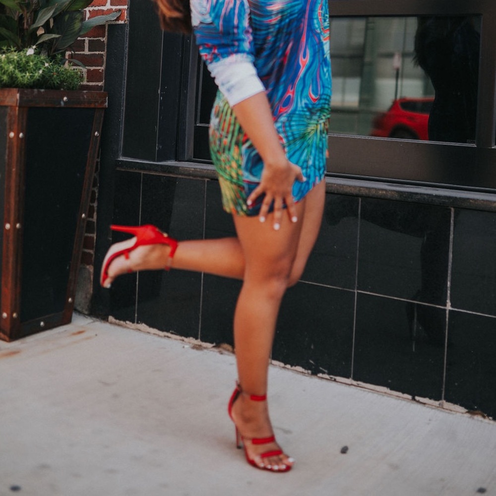 Tamara Mellon Red Leather Frontline Shoes 37